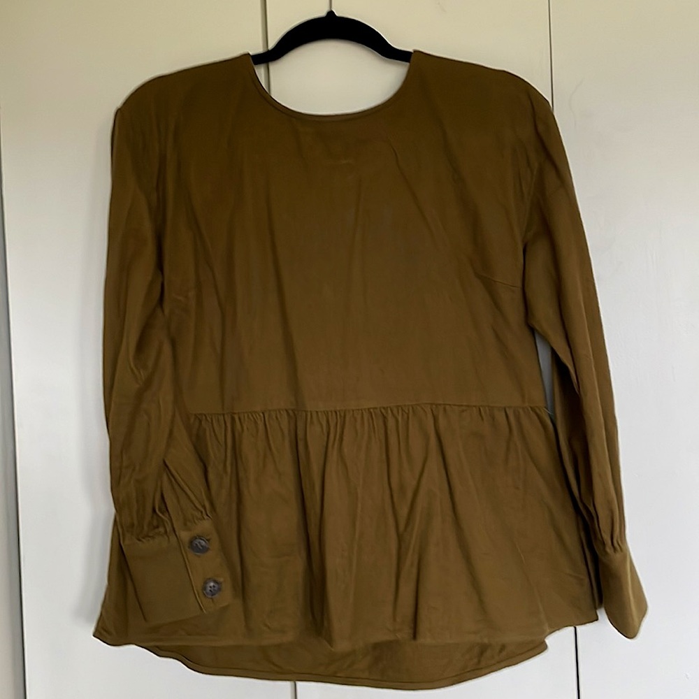 Madewell flannel top